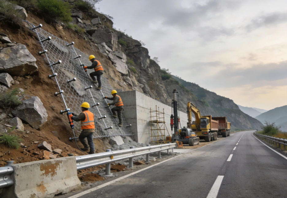 仁化公路道路护坡